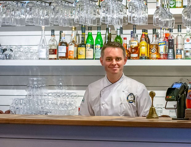 Andreas hittade restaurangvärlden tack vare sin syster