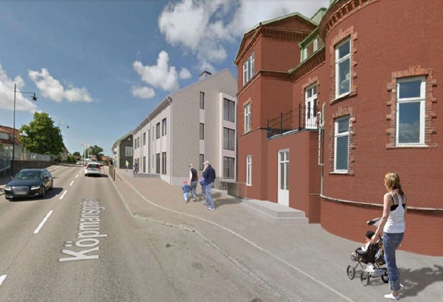 Nu blir det bostäder vid gamla Borgen och Madison