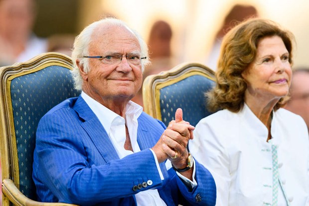 Kungens 50 år på tronen firas i Halmstad Kungens 50 år på tronen firas i Halmstad