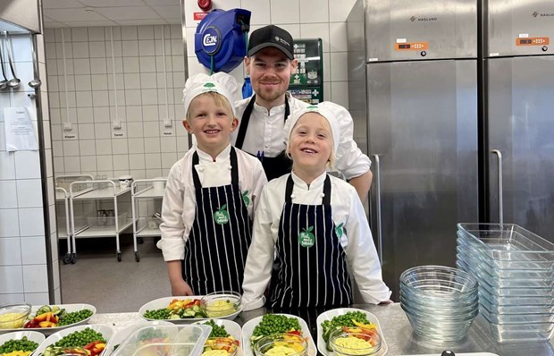 Tobbe-kock poppis på Fyrens förskola