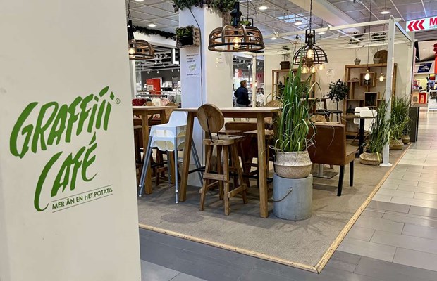Kafé på köpcentrum har stängt