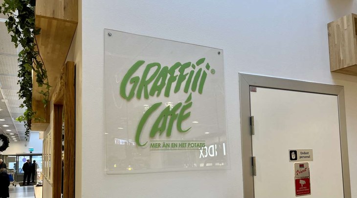 Graffiti café finns på ett dussintal platser i Skåne och Västerås men inte längre in Mellbystrand. Foto: Johan W Jönsson