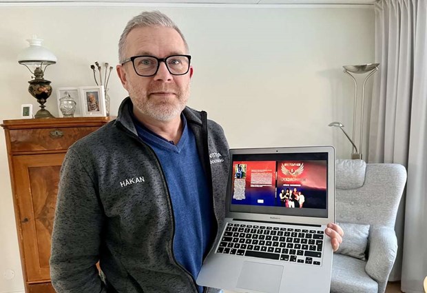 Håkan har skrivit bok om rockdrömmen