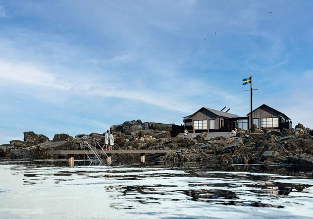 Nytt kallbadhus i Torekov allt närmare