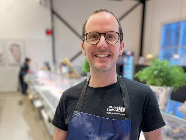 Johannes tar Båstad Seafood till Halmstad