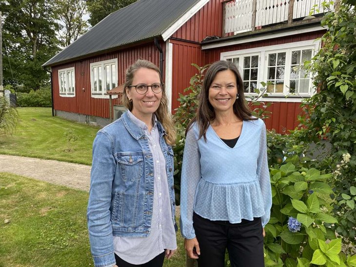 Madeleine Liljegren och Susanna Nordin hoppas att forskningen ska bidra till en mer jämlik vård i Sverige för de äldre. "Vi behöver göra de äldres röst hörd" säger de. Foto: Carina Nilsson
