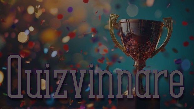 Quizvinnarna augusti: Ingrid och Jakob