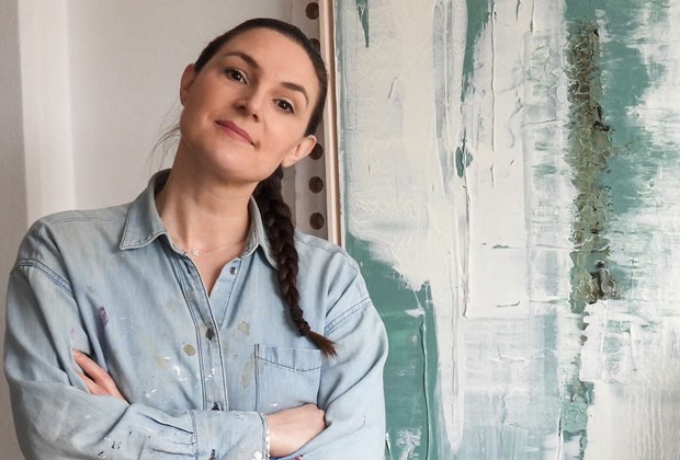 Dani tog henne till publiken � m�leriet tog henne till sig sj�lv