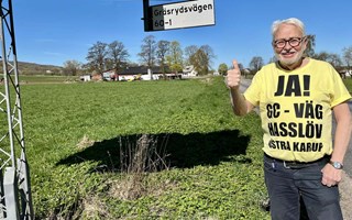 Efter 40 års kamp – nu ser Bosse cykelvägen bli verklighet