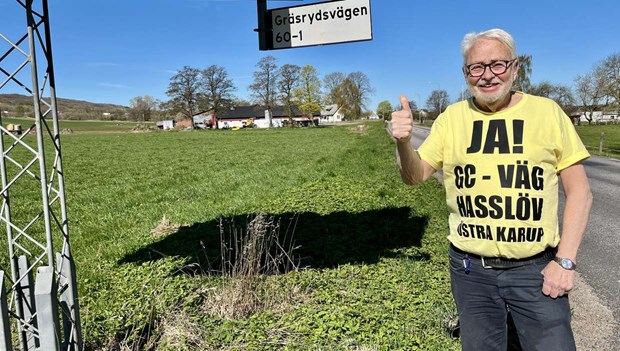 Efter 40 �rs kamp � nu ser Bosse cykelv�gen bli verklighet