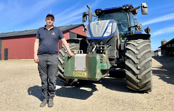 Hugo Jeppsson gläds över utmärkelsen men det var inget han räknade med eller trodde på. "Man kör på och jag trivs med det jag gör". Foto: Johan Jönsson