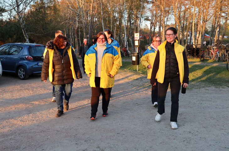 Nattvandrarna Bjäre är en sammanslagning av gruppen i Båstad och Förslöv. Foto: Peter Jakobsson