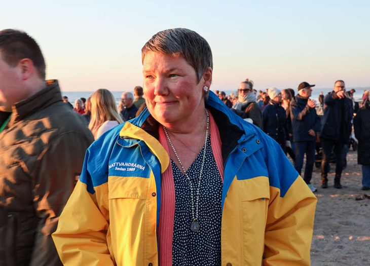 Jenny Carlsson fick utmärkelsen Årets Nattvandrare i region Syd. Foto: Peter Jakobsson