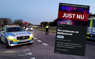 SR varnade f�r hemlig polisinsats: 
