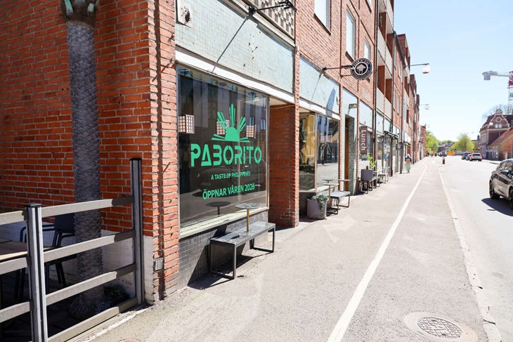 Paborito ligger på Östergatan nära Hus 157. Foto: Peter Jakobsson