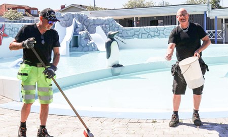 Snart fylls Malenbadet av skratt igen