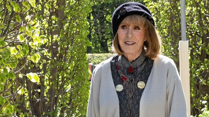 Eva Rydberg är 82 år och väljer nu att göra sin sista sommar på Fredriksdalsteatern. Foto: Pressfoto