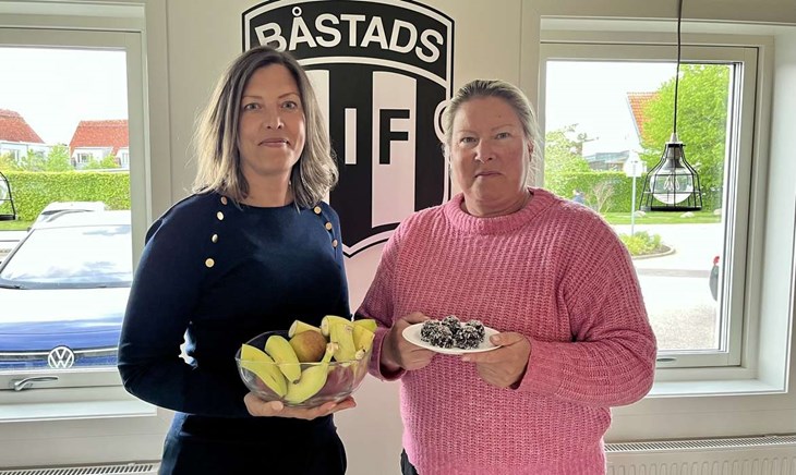 Maria Kjellsson och Anette Eriksson i Båstads GIF står bakom satsningen som klubben nu gör på sina tjejer. Foto: Johan Jönsson