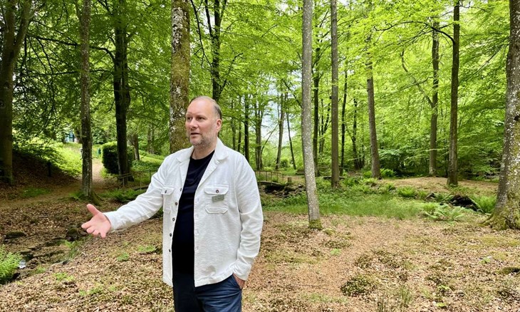 Tänk att erbjuda gästerna en picknickkorg och möjligheten att kunna äta sin frukost här under sommarhalvåret, säger Martin Millefors. Foto: Johan Jönsson
