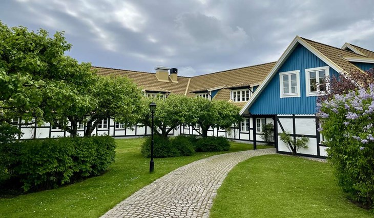 På baksidan finns fruktträd. Foto: Johan Jönsson
