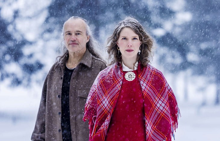 Jonas Sjöblom och Mirja Palo. Foto: Petra Älvstrand