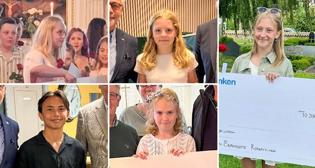 Avslutande sexor fick stipendier för god utveckling Avslutande sexor fick stipendier för god utveckling