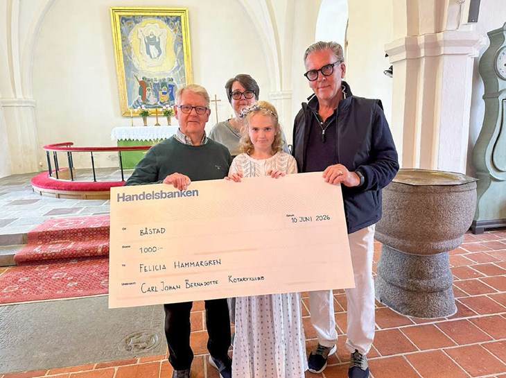 Felicia Hammargren på Östra Karups Skola. Foto: Privat