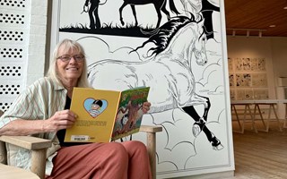 Mulles mamma Lena Furberg till Teckningsmuseet