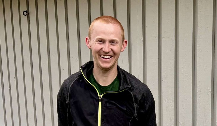 Lukas Nilsson i Förslövs IF är bara 21 år gammal men har redan hunnnit med en stor ledargärning. Foto: Privat