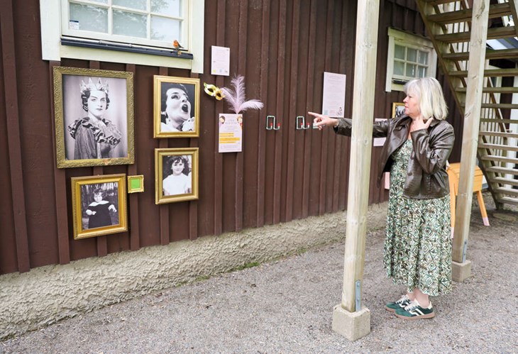 Bakom museumet finns en lekhörna för barnen. Vid fototillfället var inte alla leksaker uttagna. Foto: Peter Jakobsson