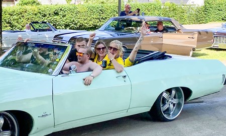 Raggarna intog Båstad på midsommardagen