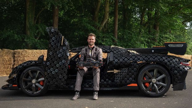 Koenigsegg byggde världens snabbaste Lego-bil