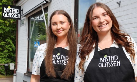 Tennisdrömmen tog slut – nu satsar systrarna Litzell på glass