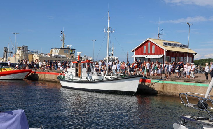 Bernhard Ingelsson la till och fick fanfar och applåder. Foto: Peter Jakobsson