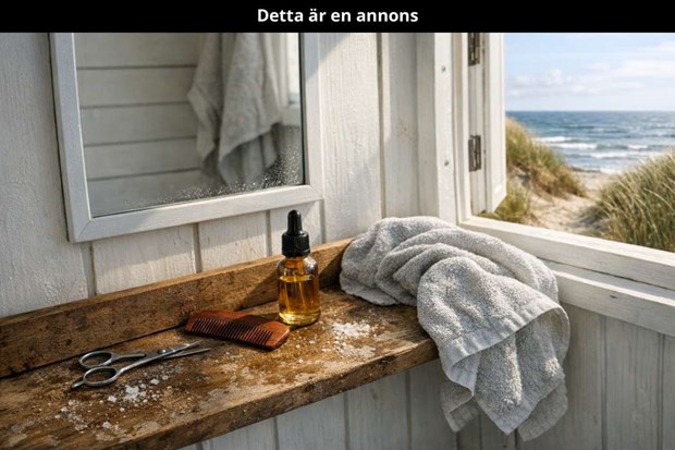 Sol, vind och salta bad ställer högre krav på skäggvården Sol, vind och salta bad ställer högre krav på skäggvården