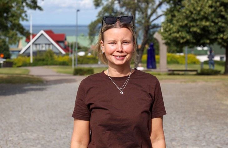 Amanda Jansson gästade Lilla Filmfestivalen i Båstad, en plats hon gärna återvänder till. Foto: Peter Jakobsson