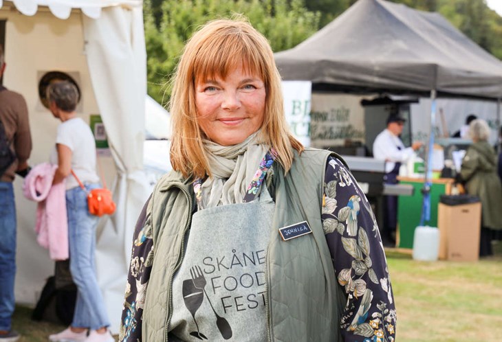 Nästa år kan festivelen bli ännu större, kanske även med en scen, berättar grundaren Jennica Erikssson. Foto: Peter Jakobsson