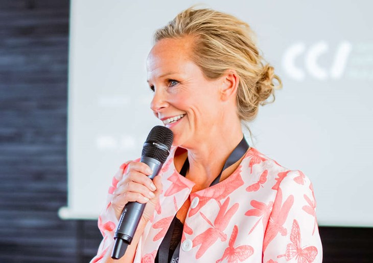 Ingrid Lövkrona från S&E Backahill är festivalgeneral för Birgit Nilsson Festivalen. Foto: ByMija