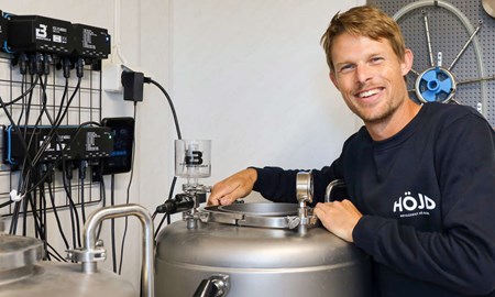 Från förvuxen hobby till eget öl från Bjäre