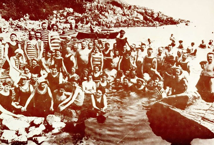 Synd pågår i Mölle. Foto: Höganäs kommuns bildarkiv