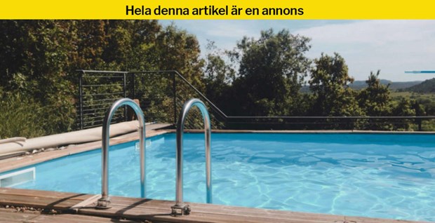 Pooltak måttbeställt för pooler med individuella krav
