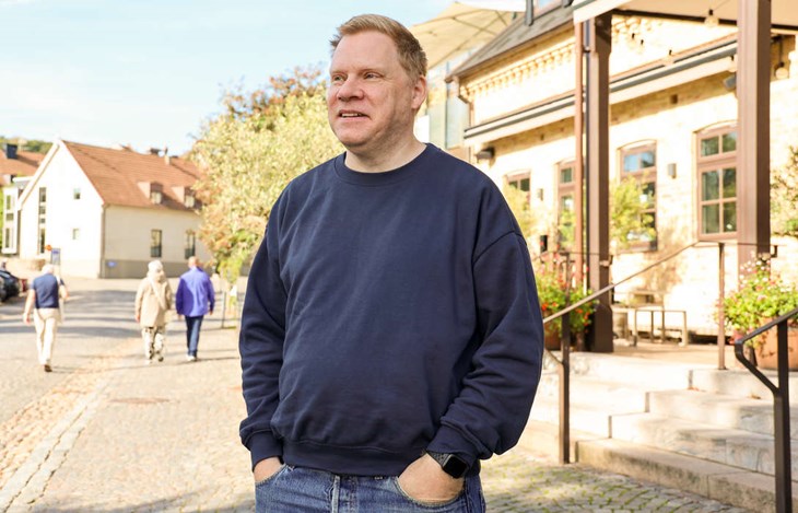 ”Pepes, Papas och Mamas på samma plats. Bara det är ju humor i sig!”, konstaterar Mats. Foto: Peter Jakobsson