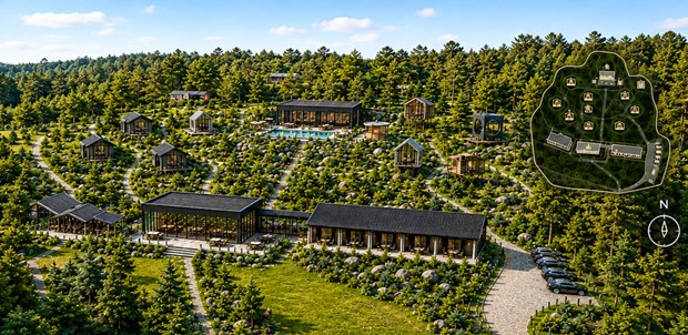 Storsatsning på Hallandsåsen – vill skapa retreat med spa och stugor