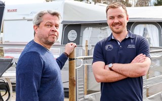 Campingen om sommaren: 