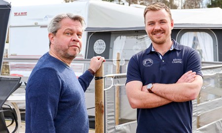 Campingen om sommaren: 