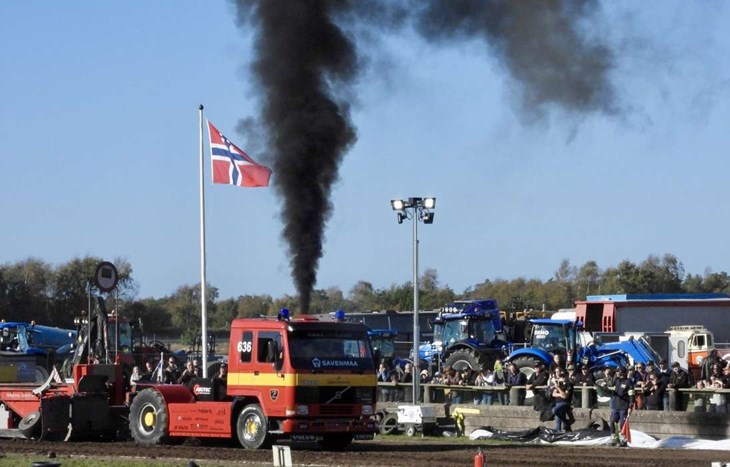 Brandbilen var en publikfavorit. Foto: Johan Jönsson