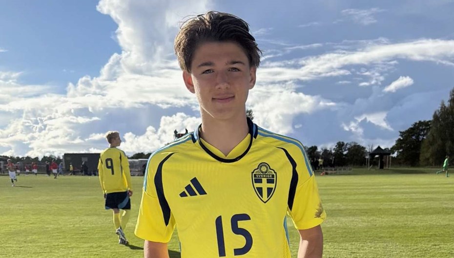 Grevietalangen debuterade i landslaget: 