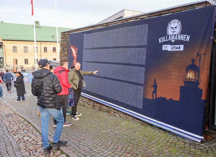 Listan på alla detalager i förra årets Kullamannen. I år blir det lika många. Det är så många som Länsstyrelsen tillåter. Foto: Peter Jakobsson