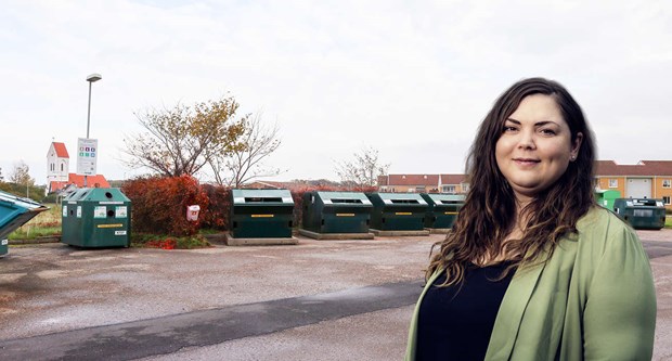 Protester mot flytten av återvinningen i Torekov