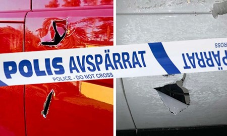 Sex inbrott i arbetsbilar på kort tid